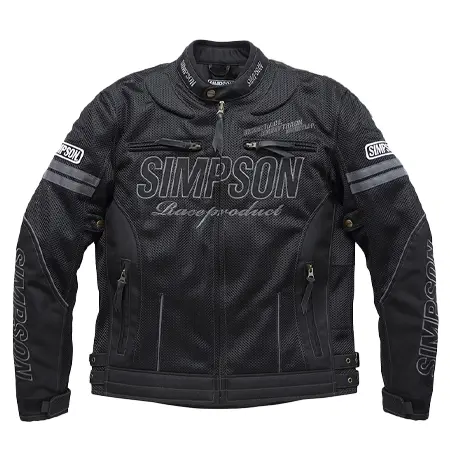 SIMPSON(シンプソン) ジャケット メッシュ ライダースジャケット NSM-2201