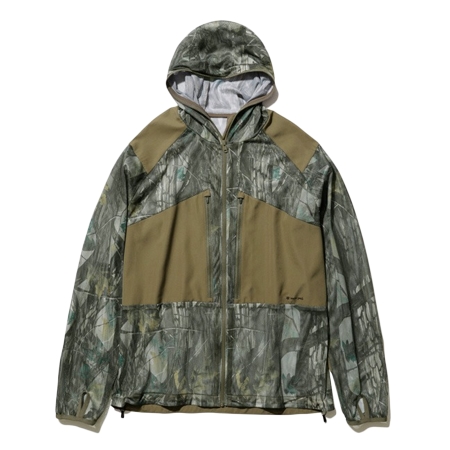 Snow Peak(スノーピーク) パーカー Printed Insect Shield Mesh Jacket M Khaki