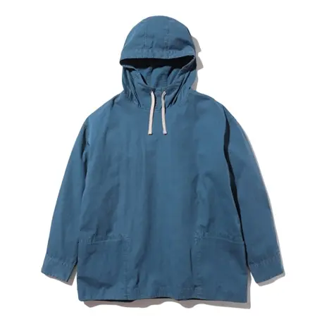 Snow Peak(スノーピーク) パーカー Natural Dyed Recycled Cotton Parka M BL
