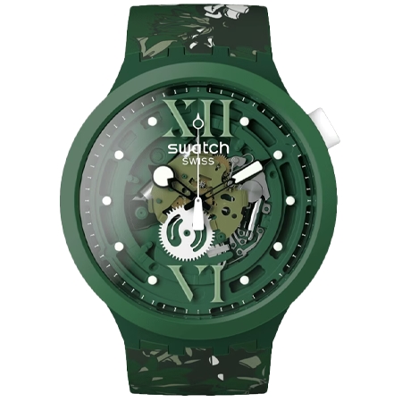 swatch(スウォッチ) ビッグボールド THE MARCH COLLECTION CAMOFLOWER GREEN
