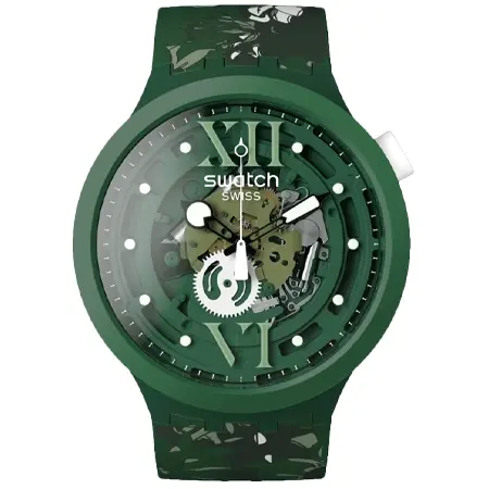 swatch(スウォッチ) ビッグボールド THE MARCH COLLECTION CAMOFLOWER GREEN