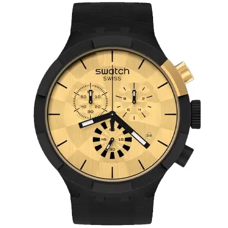 swatch(スウォッチ) ビッグボールド CHECKPOINT GOLDEN