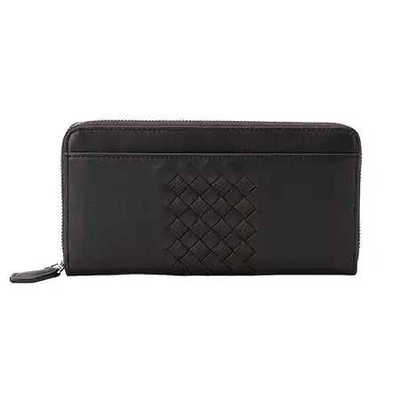 TAKEO KIKUCHI(タケオキクチ) 財布 イントレチャート 3方ラウンド長財布