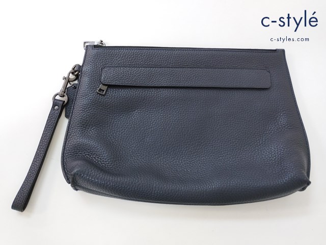 COACH コーチ クラッチバッグ ネイビー系 F1880-11040 カバン