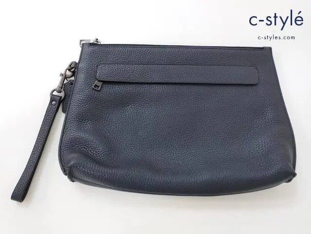COACH コーチ クラッチバッグ ネイビー系 F1880-11040 カバン
