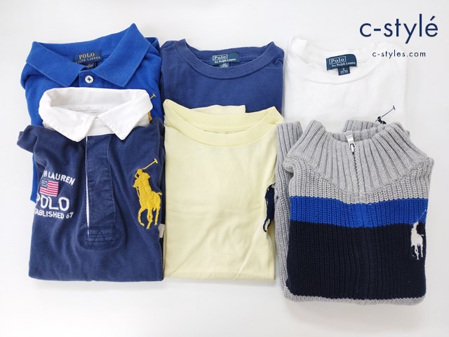 POLO RALPH LAUREN ポロラルフローレン シャツ パーカー 120/60 ポニー 刺繍 キッズ 男の子 計6点