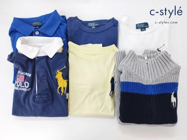 POLO RALPH LAUREN ポロラルフローレン シャツ パーカー 120/60 ポニー 刺繍 キッズ 男の子 計6点