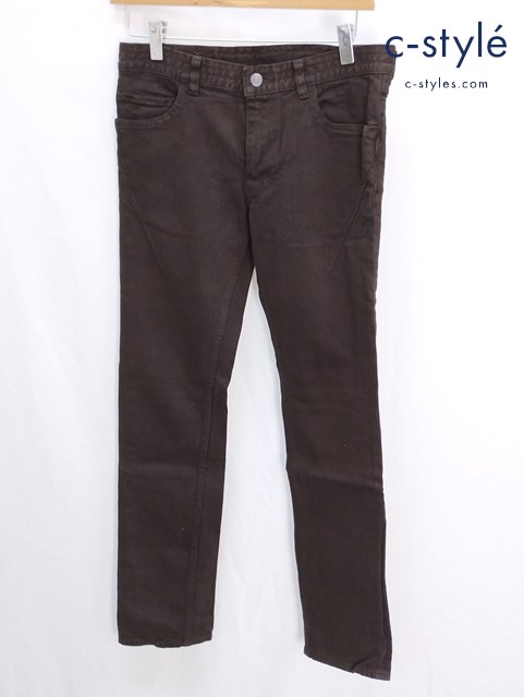 NUMBER (N)INE ナンバーナイン デニムパンツ 2 ブラウン系 ジッパーフライ F07-NN006