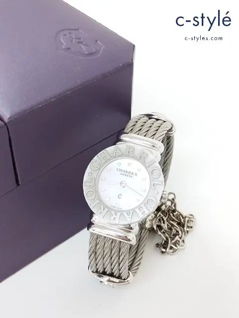 CHARRIOL シャリオール 腕時計 クォーツ 925 シルバー 028S 02.21051 スイス製 レディース