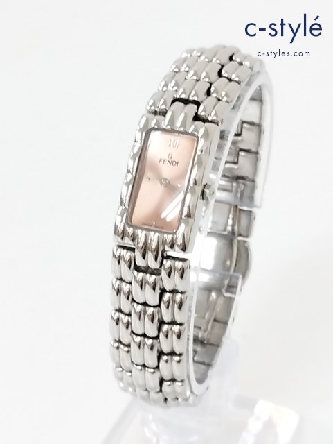 FENDI フェンディ 腕時計 クォーツ シルバー 660 L 028-753 SAPPHIRE CRYSTAL 3ATM QUARTZ レディース