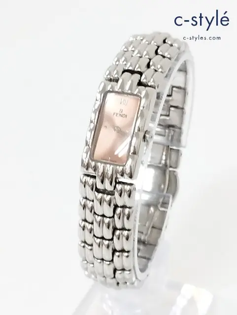 FENDI フェンディ 腕時計 クォーツ シルバー 660 L 028-753 SAPPHIRE CRYSTAL 3ATM QUARTZ レディース