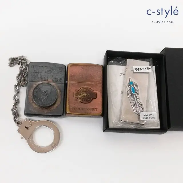 ZIPPO ジッポー FRONTIER SPIRIT 1988年 ルパン三世 30th 1996年 PENGUIN シャープ フェザーメタル 計3点