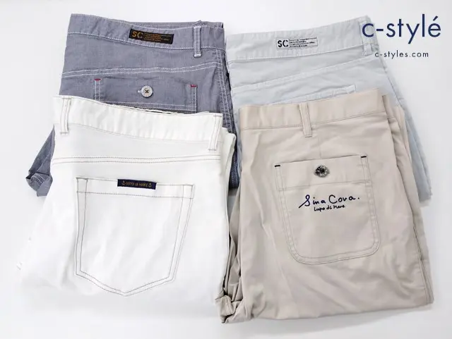 SINA COVA シナコバ チノパン パンツ 96 100 無地 他 計4点