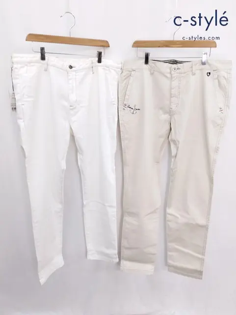 SINA COVA シナコバ ストレッチデニムパンツ 96 ホワイト ベージュ