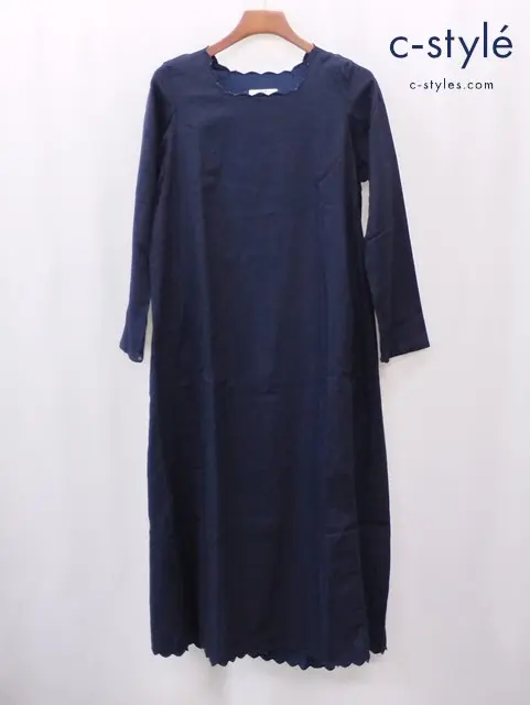 45R フォーティーファイブアール 藍染ワンピース 2 インディゴ コットン100%