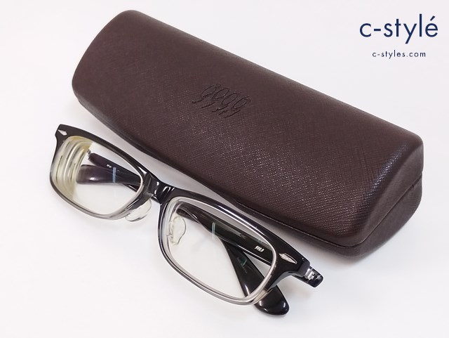 999.9 フォーナインズ 眼鏡 55□15 140 ブラック NP-61 465