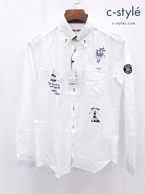 SINA COVA シナコバ 長袖シャツ M ホワイト 20124020