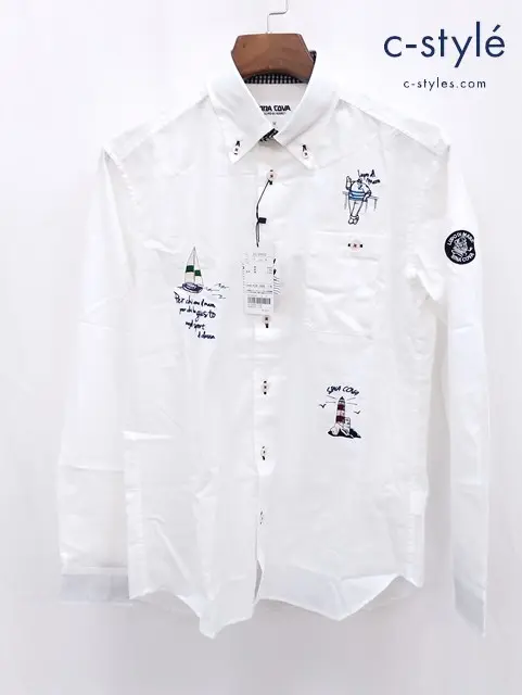 SINA COVA シナコバ 長袖シャツ M ホワイト 20124020