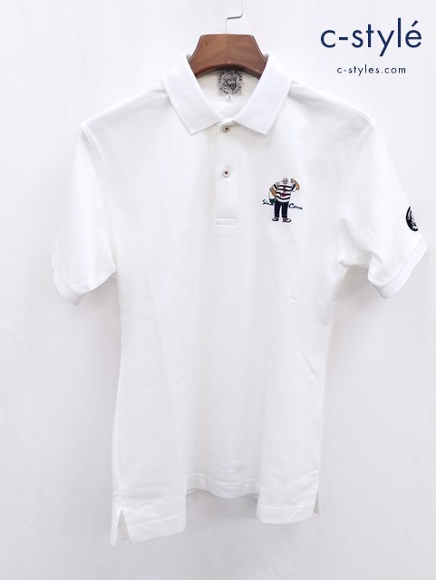 SINA COVA シナコバ 半袖ポロシャツ M ホワイト 20120550