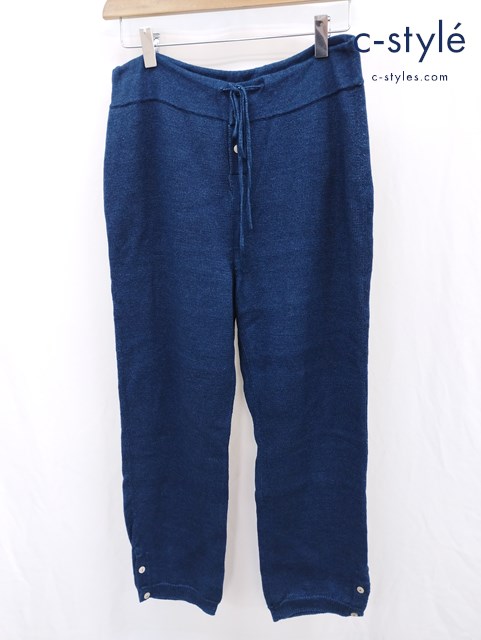 45R フォーティーファイブアール デニムパンツ 3 インディゴ コットン100% 藍染 ウエストゴム レディース