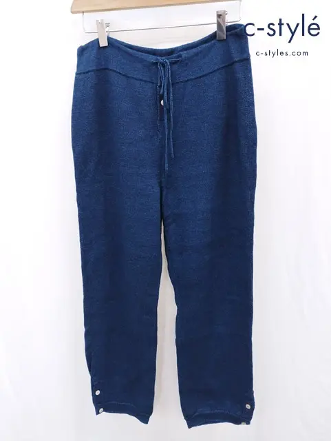 45R フォーティーファイブアール デニムパンツ 3 インディゴ コットン100% 藍染 ウエストゴム レディース