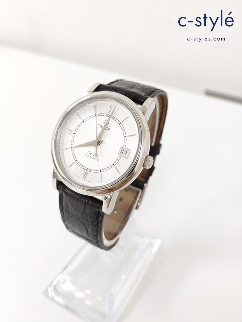 OMEGA オメガ 腕時計 シルバー×ブラック DE VILLE デビル 自動巻き 革