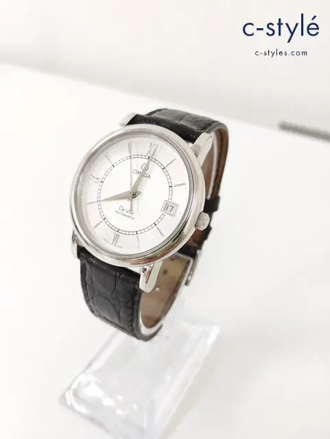 OMEGA オメガ 腕時計 シルバー×ブラック DE VILLE デビル 自動巻き 革