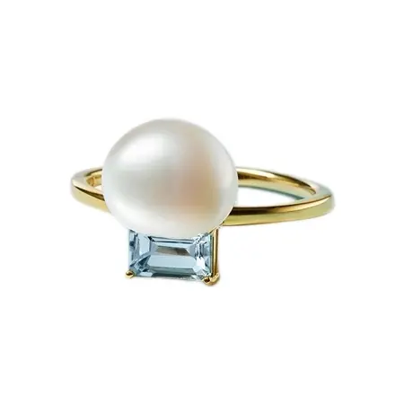 EAU DOUCE4℃(オデュースヨンドシー) K10イエローゴールド リング