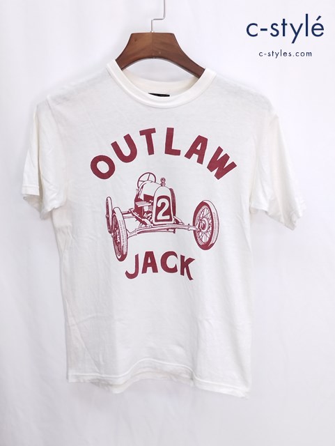 FREEWHEELERS POWER WEAR パワーウェア RAJO JACK Tシャツ 36 ホワイト 半袖