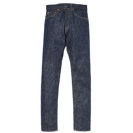 桃太郎ジーンズ(モモタロウジーンズ) 銅丹レーベル G004-MZ 銅丹レガシィブルー・スリムテーパード ジッパーフライ