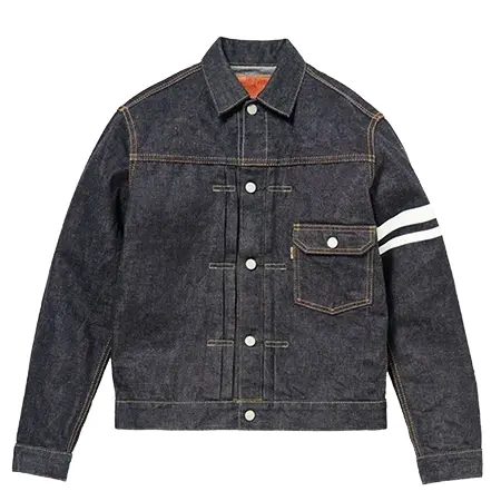 桃太郎ジーンズ(モモタロウジーンズ) 出陣レーベル 1105SP 出陣 シングルポケットデニムジャケット