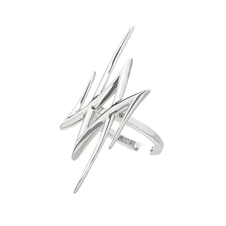 SANKUANZ(サンクアンズ) Spike ロゴ リング