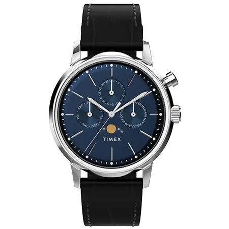 TIMEX(タイメックス) マーリン クォーツ ムーンフェイズ　ブルー