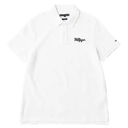 TOMMY HILFIGER(トミーヒルフィガー) ポロシャツ ヒルフィガーチェーンステッチレギュラーポロシャツ