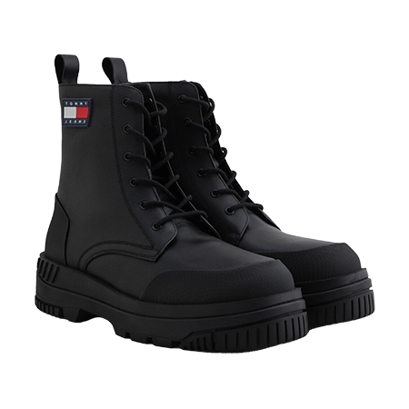 TOMMY HILFIGER(トミーヒルフィガー) 靴 レースアップレザーブーツ