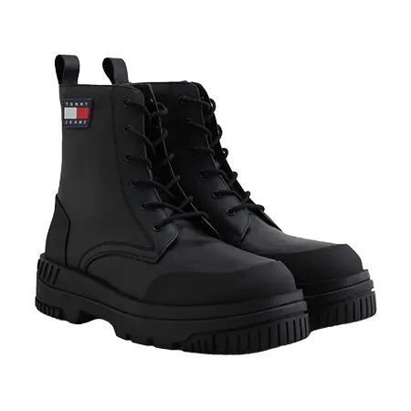 TOMMY HILFIGER(トミーヒルフィガー) 靴 レースアップレザーブーツ