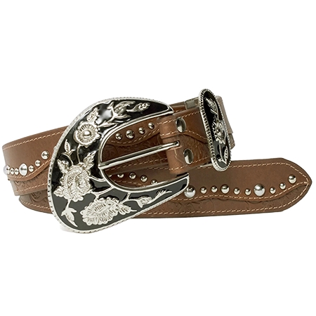 TORNADO MART(トルネードマート) ベルト カットアウトフラワースタッズベルト