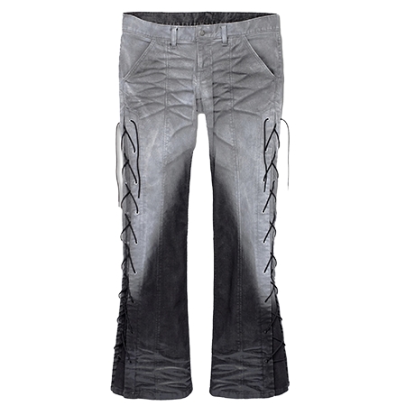 TORNADO MART(トルネードマート) デニム グラデレースアップベルボトム