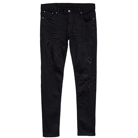 TORNADO MART(トルネードマート) デニム リメイクブラックスキニーデニム