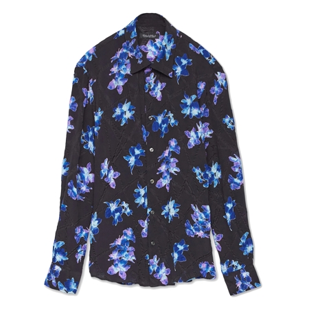TORNADO MART(トルネードマート) シャツ シュリンクフラワープリントシャツ