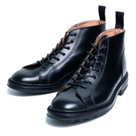 Tricker’s(トリッカーズ) モンキーブーツ M6077 ETHAN / BLACK CALF (RIDGEWAY SOLE)