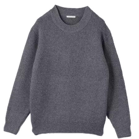 UNITED ARROWS(ユナイテッドアローズ) ニット キャメル ローゲージ クルーネック ニット