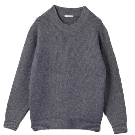 UNITED ARROWS(ユナイテッドアローズ) ニット キャメル ローゲージ クルーネック ニット