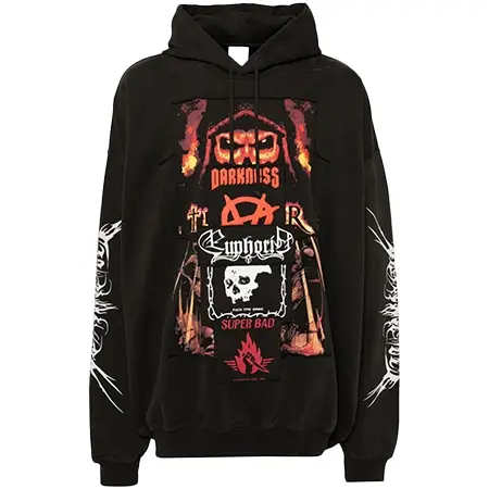 VETEMENTS(ヴェトモン) パーカー パッチディテール パーカー