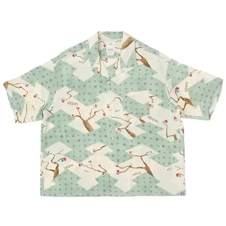 Visvim(ビズビム) シャツ CROSBY SHIRT S/S (SILK)