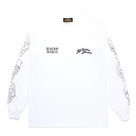 WACKO MARIA(ワコマリア) Tシャツ 56 TATTOO STUDIO / LONG SLEEVE T-SHIRT