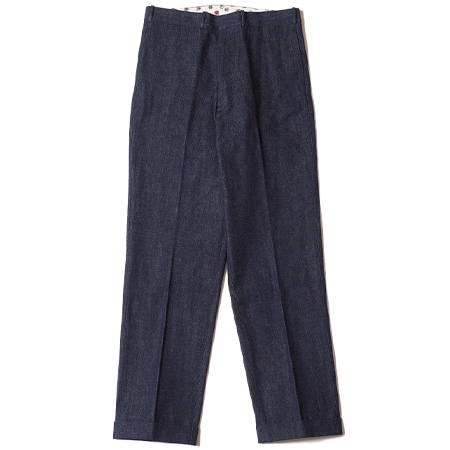 WAREHOUSE(ウェアハウス) デニム Lot 1222 FLIP TOP STYLE PIQUE PANTS インディゴデニム