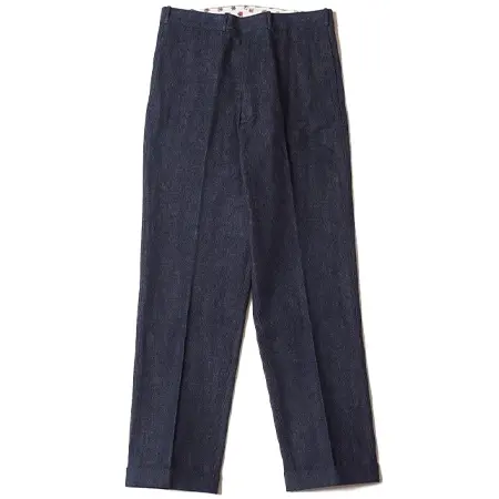WAREHOUSE(ウェアハウス) デニム Lot 1222 FLIP TOP STYLE PIQUE PANTS インディゴデニム