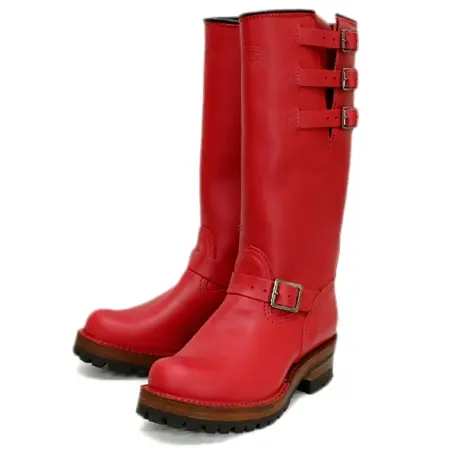 WESCO(ウエスコ) ボス Red Leather 14height #100Fsole Black Bucles BS74