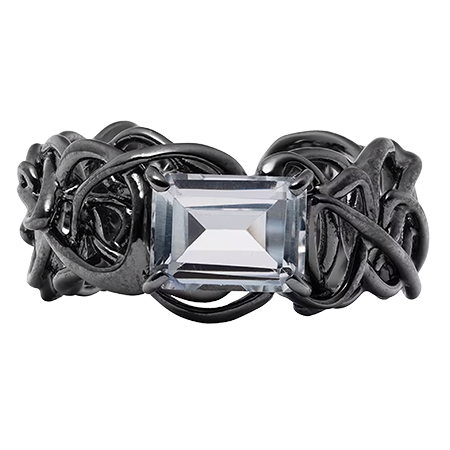 Yohji Yamamoto by RIEFE(ヨウジヤマモト バイ リーフェ) SV/TOPARDS BRH AMI TOPAZ RING